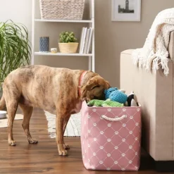 Rose Paw Trellis Rectangle Basket, 17.5 In.-Kirkland's Home Sale