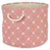 Rose Paw Trellis Round Basket, 15 In.-Kirkland's Home Discount