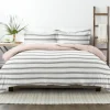 Rose Pink Echo Stripe 3-Pc. Queen Duvet Cover Set-Kirkland's Home Flash Sale
