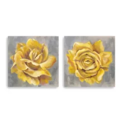 Roses Giclee Canvas Art Prints, Set Of 2-Kirkland's Home Fashion