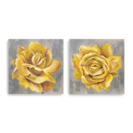 Roses Giclee Canvas Art Prints, Set Of 2-Kirkland's Home Fashion