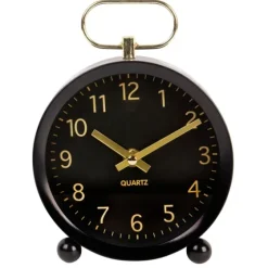 Round And Gold Tabletop Clock-Kirkland's Home Online