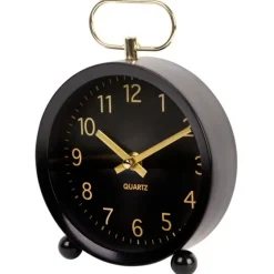 Round And Gold Tabletop Clock-Kirkland's Home Online