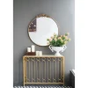 Round Antique Floral Scroll Mirror, 32 In.-Kirkland's Home Fashion