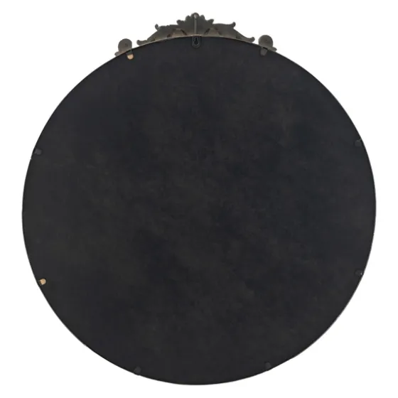 Round Antique Floral Scroll Mirror, 32 In.-Kirkland's Home Fashion