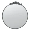 Round Antique Floral Scroll Mirror, 39 In.-Kirkland's Home Store