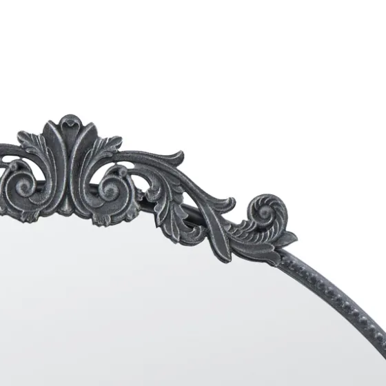 Round Antique Floral Scroll Mirror, 39 In.-Kirkland's Home Store
