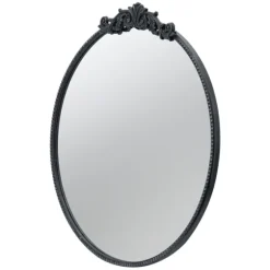 Round Antique Floral Scroll Mirror, 32 In.-Kirkland's Home Online