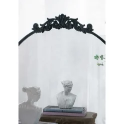 Round Antique Floral Scroll Mirror, 32 In.-Kirkland's Home Online