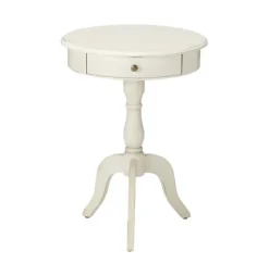 Round Antique Pedestal Accent Table-Kirkland's Home Sale