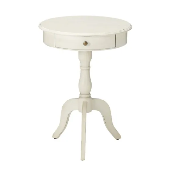 Round Antique Pedestal Accent Table-Kirkland's Home Sale