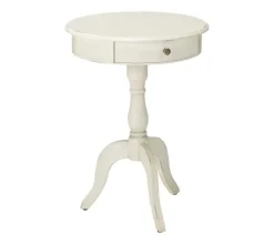 Round Antique Pedestal Accent Table-Kirkland's Home Sale