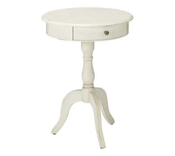 Round Antique Pedestal Accent Table-Kirkland's Home Sale