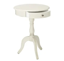 Round Antique Pedestal Accent Table-Kirkland's Home Sale