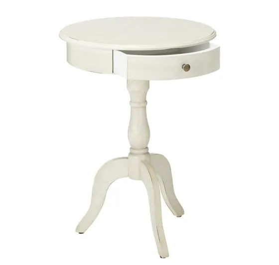 Round Antique Pedestal Accent Table-Kirkland's Home Sale