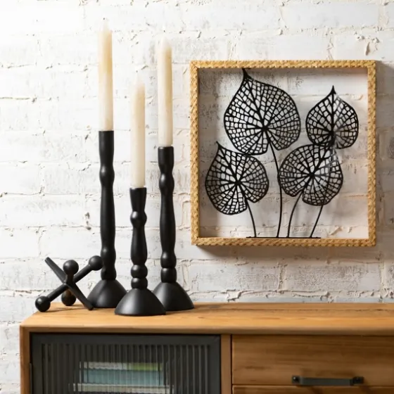 Round Base Taper Candle Holders, Set Of 3-Kirkland's Home Shop