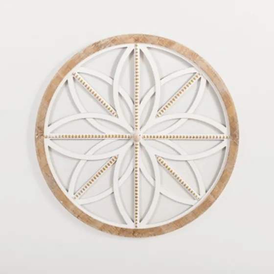 Round Beaded Medallion Wall Plaque-Kirkland's Home Flash Sale