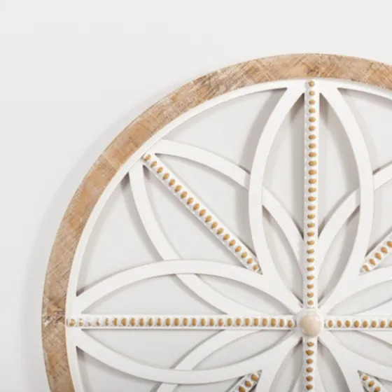 Round Beaded Medallion Wall Plaque-Kirkland's Home Flash Sale