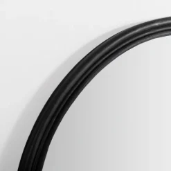 Round Black Rattan Wall Mirror-Kirkland's Home Store