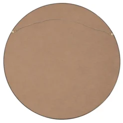 Round Black Wood Travis Accent Mirror-Kirkland's Home Store