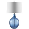 Round Blue Textured Glass Table Lamp-Kirkland's Home Best Sale