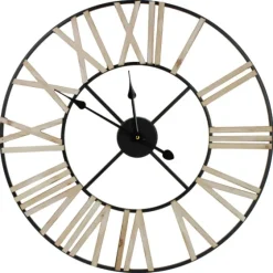 Round Carved Block Open Face Wall Clock-Kirkland's Home Best