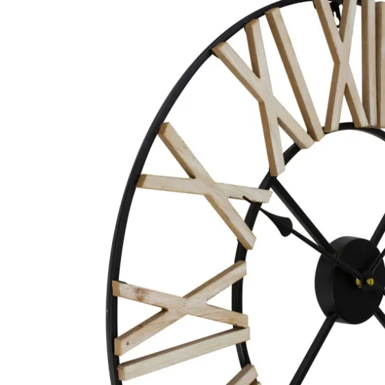 Round Carved Block Open Face Wall Clock-Kirkland's Home Best