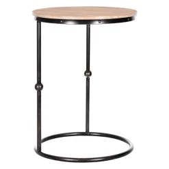Round C-Table With Beaded Base-Kirkland's Home Clearance