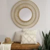 Round Double Frame Rattan Mirror-Kirkland's Home Best Sale