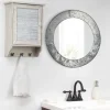 Round Galvanized Wall Mirror, 22 In.-Kirkland's Home Clearance