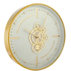 Round Gold Gears Wall Clock-Kirkland's Home Store