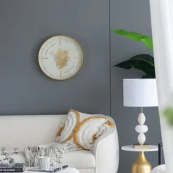 Round Gold Gears Wall Clock-Kirkland's Home Store