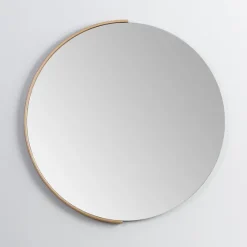 Round Gold Half Frame Mirror-Kirkland's Home Cheap