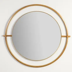 Round Gold Modern Wall Mirror-Kirkland's Home Cheap
