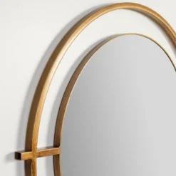 Round Gold Modern Wall Mirror-Kirkland's Home Cheap