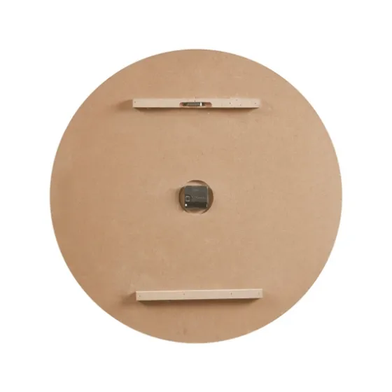 Round Gray And Natural Wooden Wall Clock-Kirkland's Home Shop