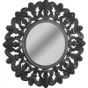 Round Hand Carved Mandala Medallion Mirror-Kirkland's Home Cheap