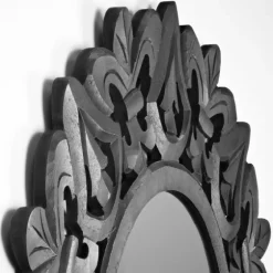 Round Hand Carved Mandala Medallion Mirror-Kirkland's Home Cheap