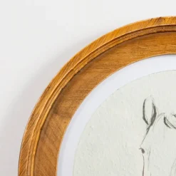Round Horse Portrait Framed Art Print-Kirkland's Home Online