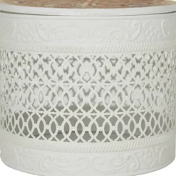 Round Intricate Laser Cut Boxes, Set Of 3-Kirkland's Home Clearance
