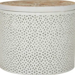 Round Intricate Laser Cut Boxes, Set Of 3-Kirkland's Home Clearance