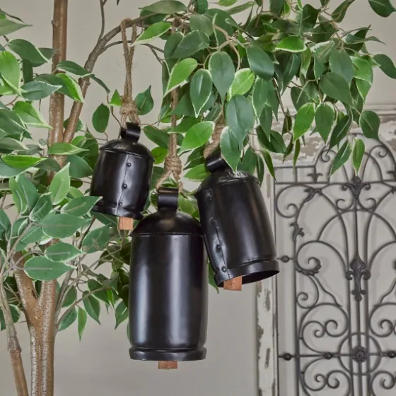 Round Iron Hanging Bells, Set Of 3-Kirkland's Home Cheap