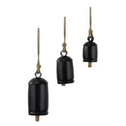 Round Iron Hanging Bells, Set Of 3-Kirkland's Home Cheap