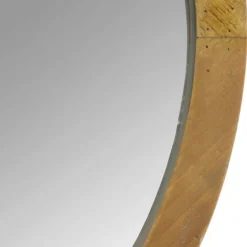 Round Maddie Wood Mirror, 20 In.-Kirkland's Home Cheap