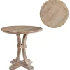 Round Mango Wood Accent Table-Kirkland's Home Clearance