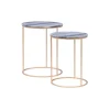Round Marble Nesting 2-Pc. Accent Table Set-Kirkland's Home Fashion