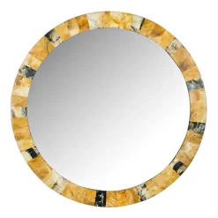 Round Marbleized Wall Mirror-Kirkland's Home Cheap