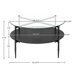 Round Martha Stewart Coffee Table-Kirkland's Home Shop