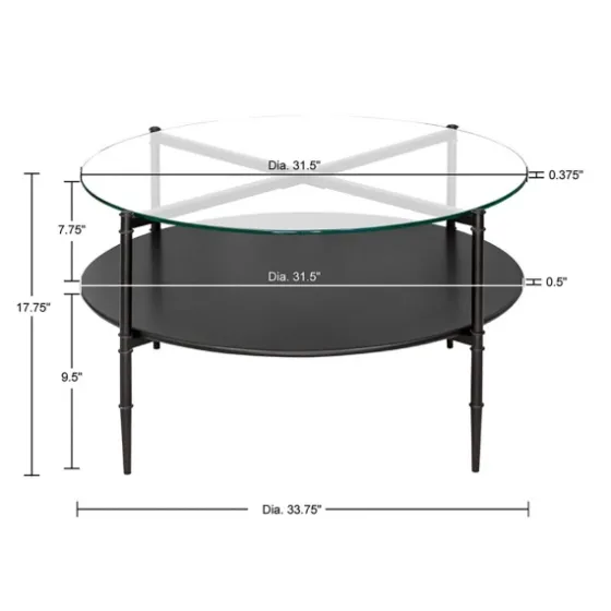 Round Martha Stewart Coffee Table-Kirkland's Home Shop