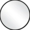 Round Matte Black Thick Frame Mirror-Kirkland's Home Online
